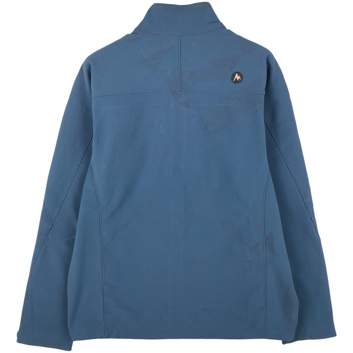 Marmot Softshell Jacket, Men's Size L Nylon blue type Vintage Second Hand