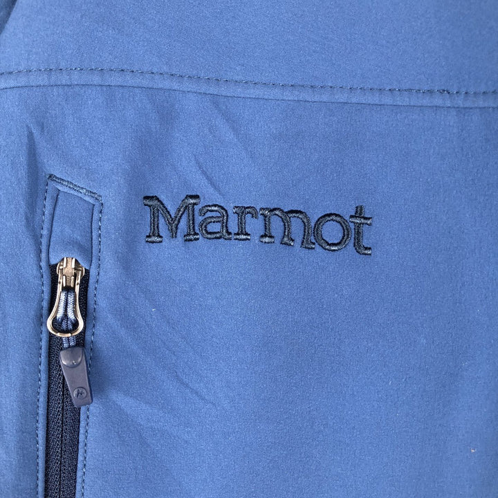 Marmot Softshell Jacket, Men's Size L Nylon blue type Vintage Second Hand