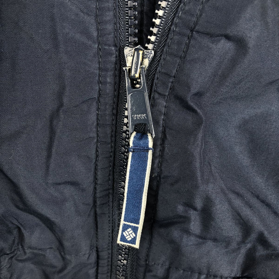 00'S Columbia padded jacket, puffer jacket, men's XL size Nylon navy blue type Vintage Second Hand