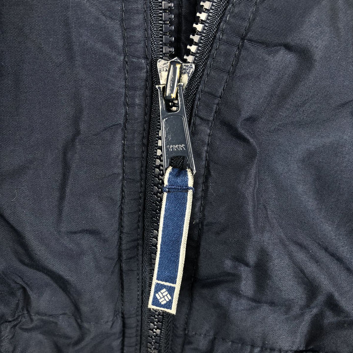 00'S Columbia padded jacket, puffer jacket, men's XL size Nylon navy blue type Vintage Second Hand