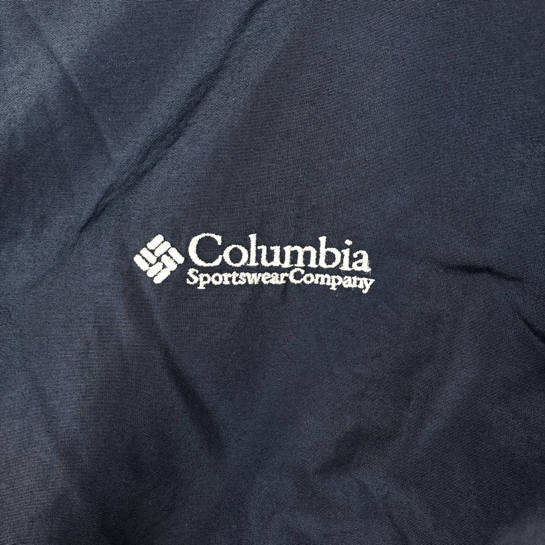 00'S Columbia padded jacket, puffer jacket, men's XL size Nylon navy blue type Vintage Second Hand