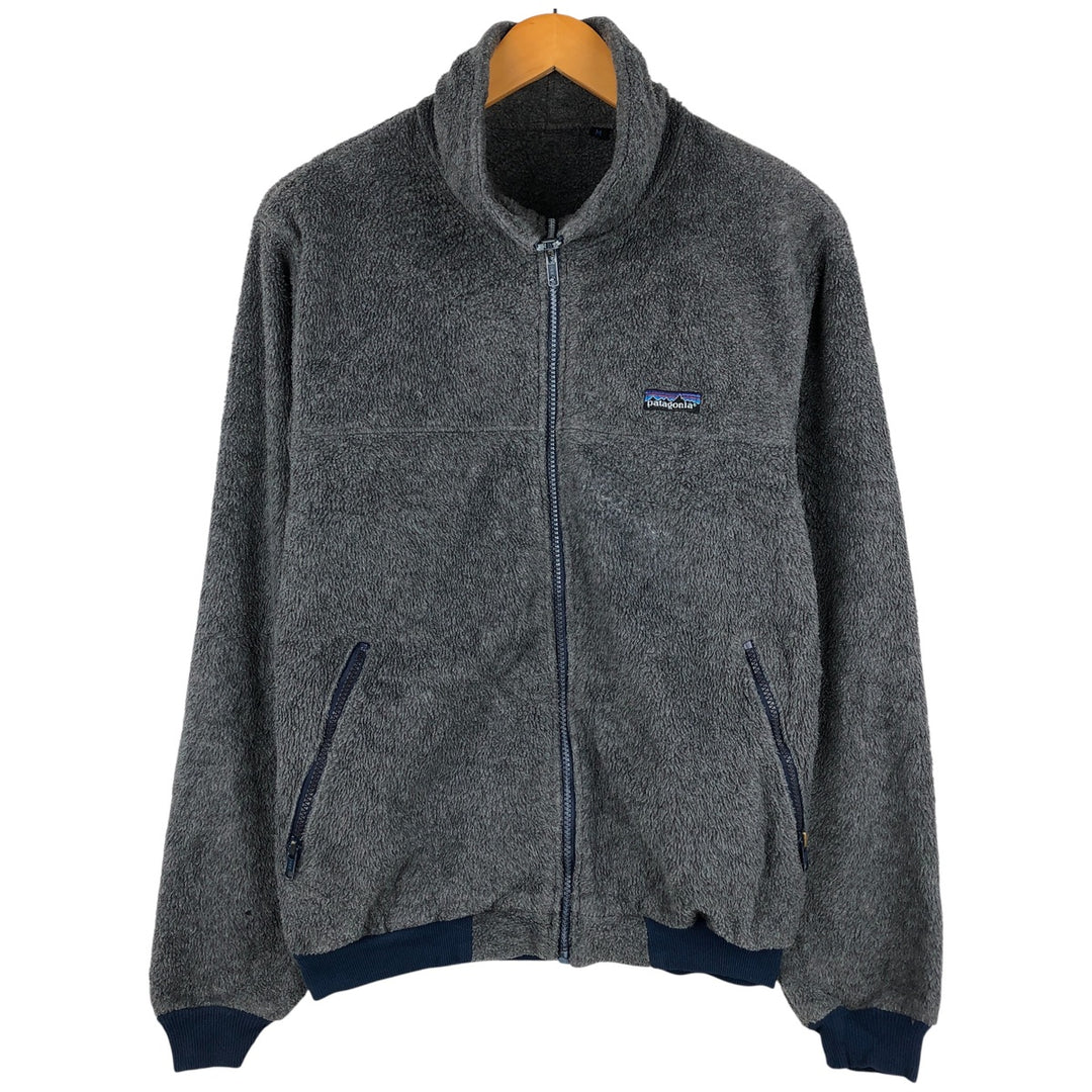 Vintage 80s-90'S Patagonia fleece jacket, made in the USA, size M, men's polyester gray type Vintage Second Hand