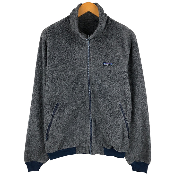 Vintage 80s-90'S Patagonia fleece jacket, made in the USA, size M, men's polyester gray type Vintage Second Hand