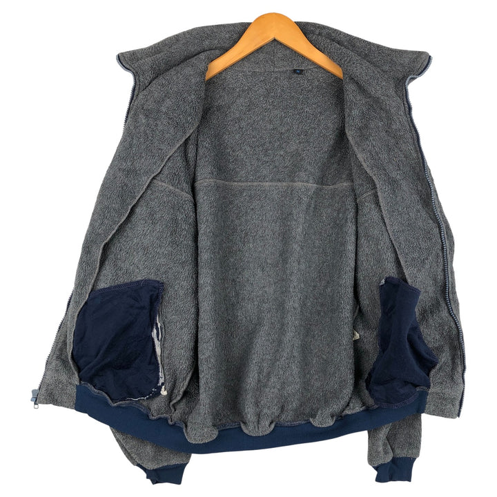Vintage 80s-90'S Patagonia fleece jacket, made in the USA, size M, men's polyester gray type Vintage Second Hand