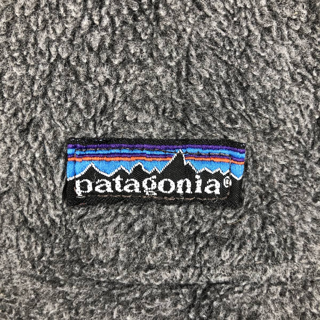 Vintage 80s-90'S Patagonia fleece jacket, made in the USA, size M, men's polyester gray type Vintage Second Hand