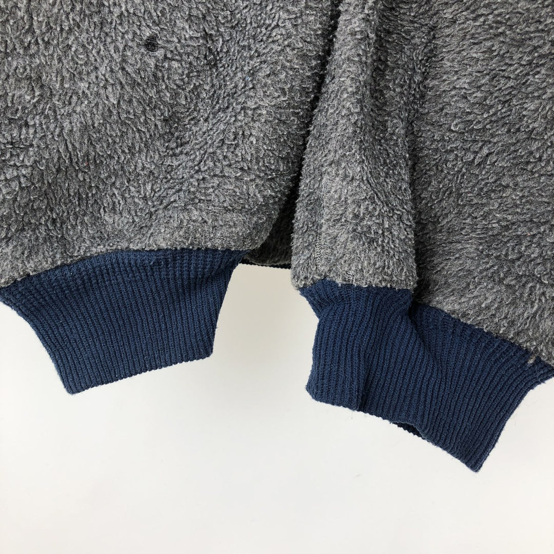 Vintage 80s-90'S Patagonia fleece jacket, made in the USA, size M, men's polyester gray type Vintage Second Hand