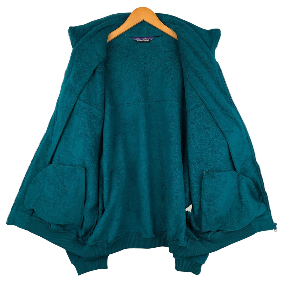 Vintage 80s-90'S Patagonia Synchilla fleece jacket, men's size XL polyester blue type Vintage Second Hand