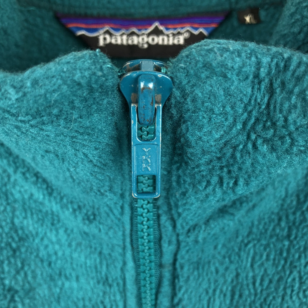 Vintage 80s-90'S Patagonia Synchilla fleece jacket, men's size XL polyester blue type Vintage Second Hand