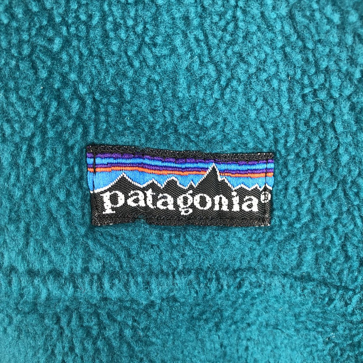 Vintage 80s-90'S Patagonia Synchilla fleece jacket, men's size XL polyester blue type Vintage Second Hand