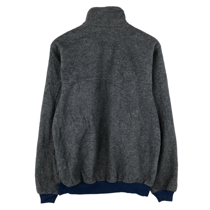 Vintage 80s-90'S Patagonia Triangle Tag 25011 Fleece Jacket, Made in USA, Men's Size Medium polyester gray type Vintage Second Hand
