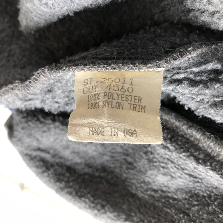 Vintage 80s-90'S Patagonia Triangle Tag 25011 Fleece Jacket, Made in USA, Men's Size Medium polyester gray type Vintage Second Hand