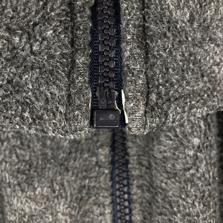 Vintage 80s-90'S Patagonia Triangle Tag 25011 Fleece Jacket, Made in USA, Men's Size Medium polyester gray type Vintage Second Hand