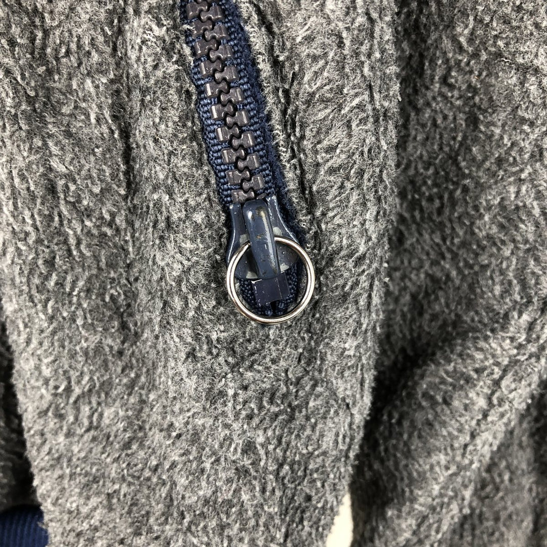 Vintage 80s-90'S Patagonia Triangle Tag 25011 Fleece Jacket, Made in USA, Men's Size Medium polyester gray type Vintage Second Hand