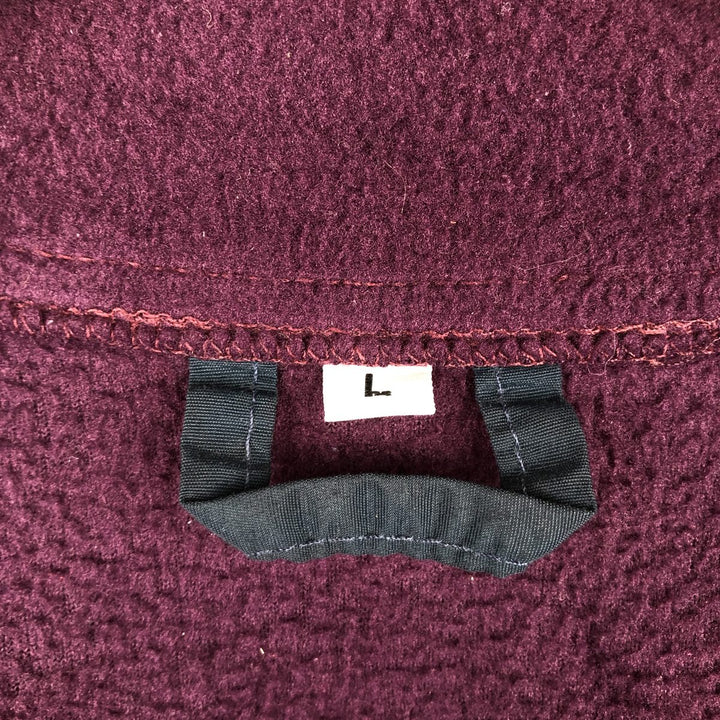 Vintage 80s-90'S Patagonia fleece jacket, men's size L unclear wine-red Vintage Second Hand