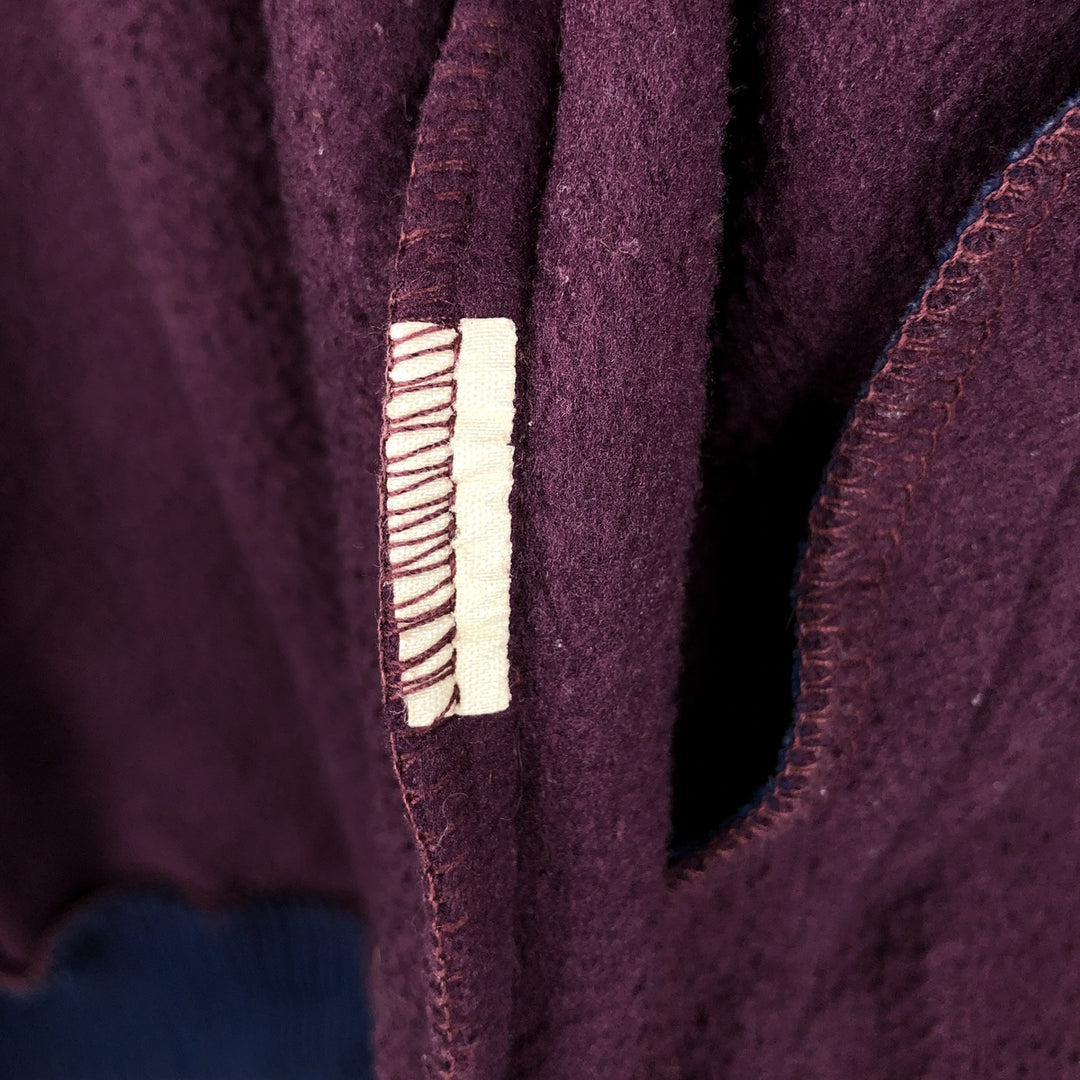 Vintage 80s-90'S Patagonia fleece jacket, men's size L unclear wine-red Vintage Second Hand