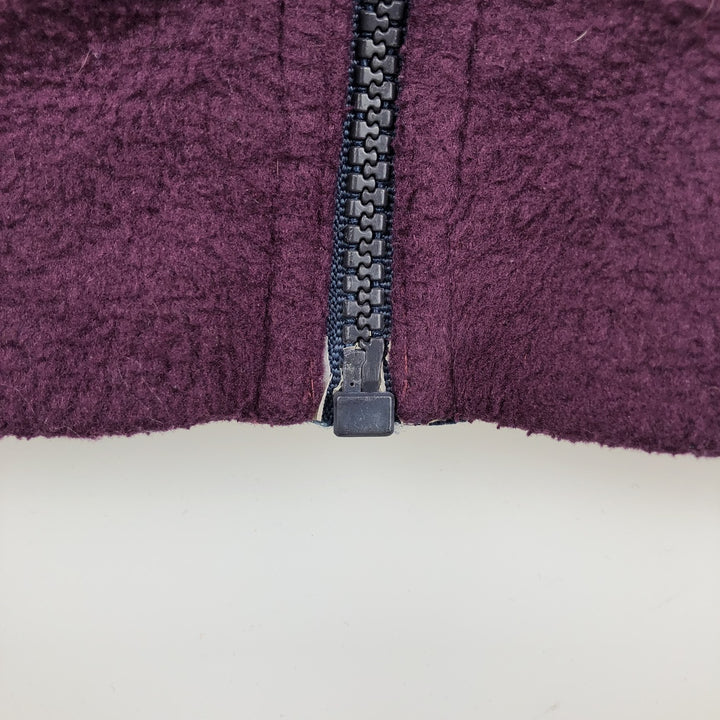 Vintage 80s-90'S Patagonia fleece jacket, men's size L unclear wine-red Vintage Second Hand