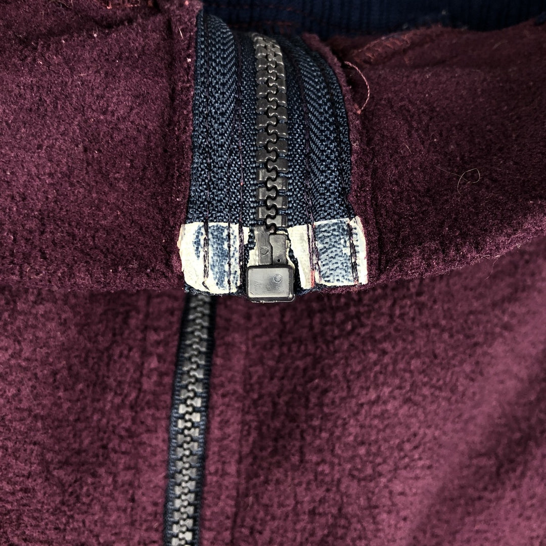 Vintage 80s-90'S Patagonia fleece jacket, men's size L unclear wine-red Vintage Second Hand