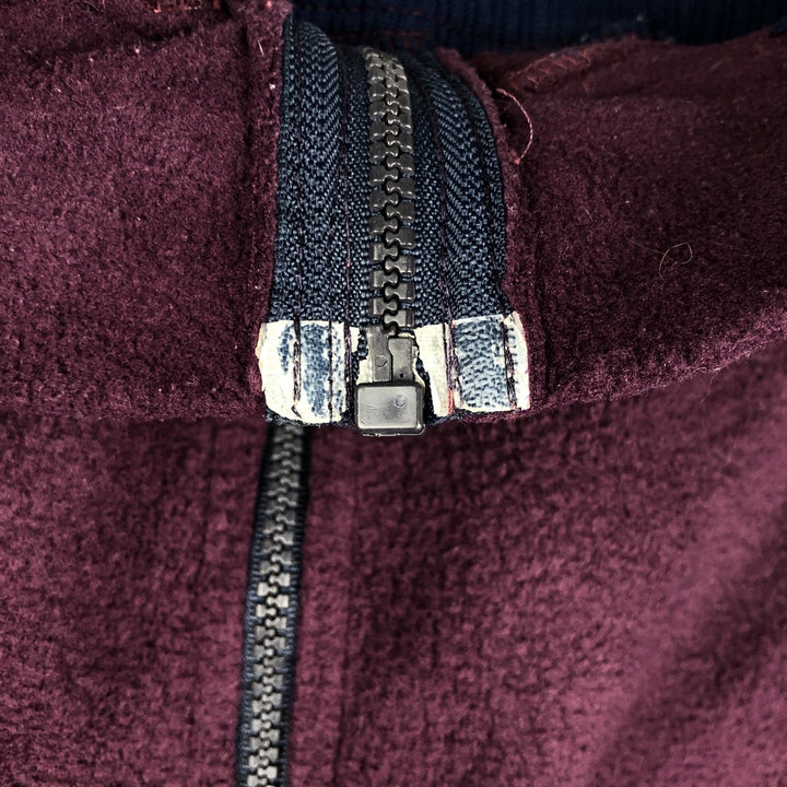 Vintage 80s-90'S Patagonia fleece jacket, men's size L unclear wine-red Vintage Second Hand