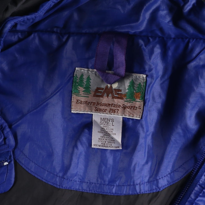 Vintage 90'S EMS Ripstop Padded Puffer Jacket, Men's Size L Nylon blue type Vintage Second Hand