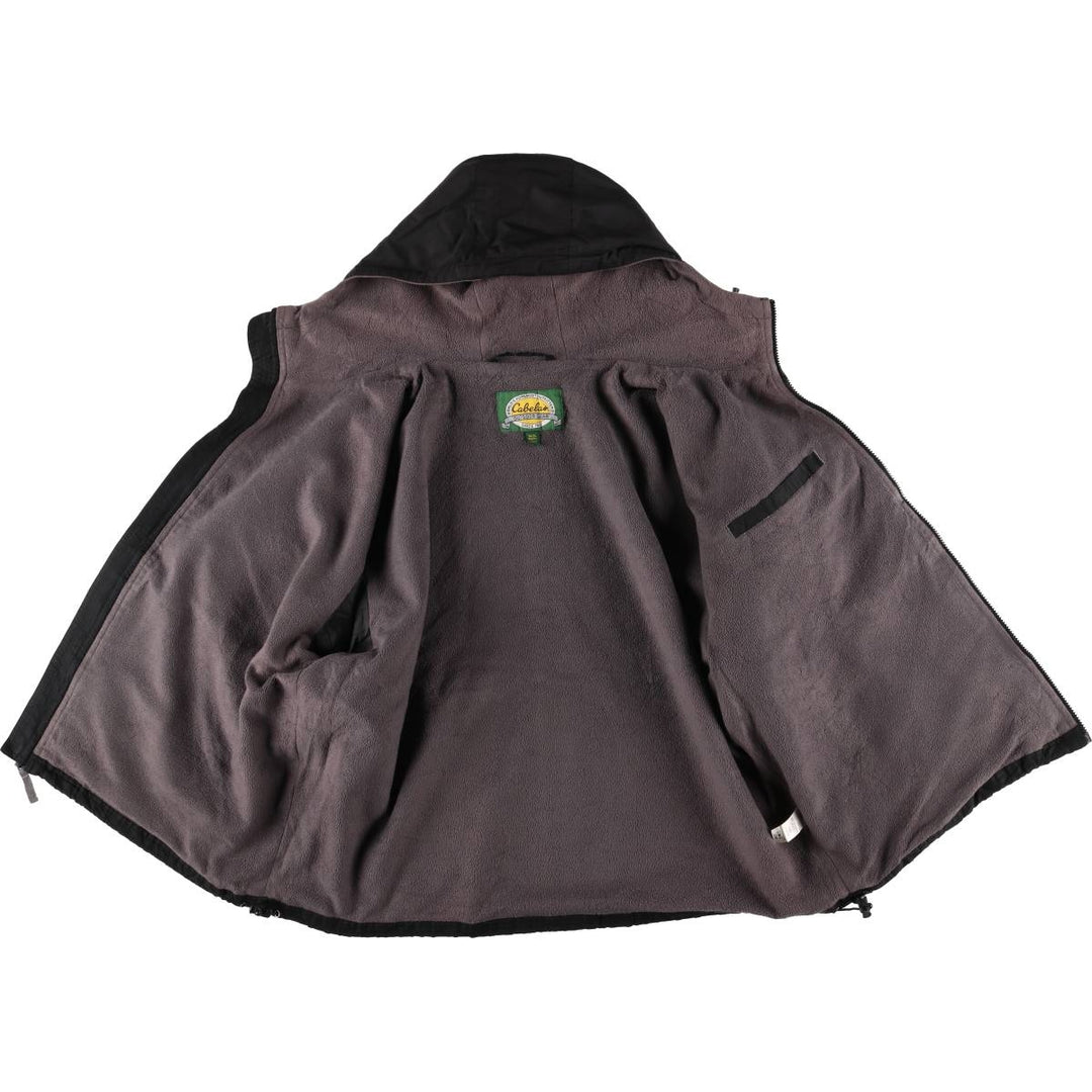 90s-00'S Cabelas Windbreaker Men's XL polyester black type Vintage Second Hand