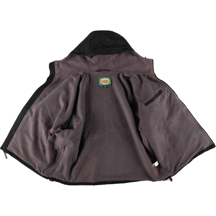 90s-00'S Cabelas Windbreaker Men's XL polyester black type Vintage Second Hand