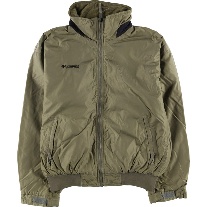90s-00'S Vintage Columbia Padded Puffer Jacket, Men's Size Medium Nylon Khaki type brown Vintage Second Hand