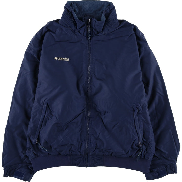 90s-00'S Vintage Columbia Padded Puffer Jacket, Men's XL Nylon navy blue type Vintage Second Hand