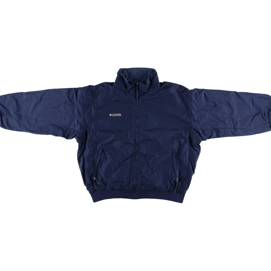90s-00'S Vintage Columbia Padded Puffer Jacket, Men's XL Nylon navy blue type Vintage Second Hand