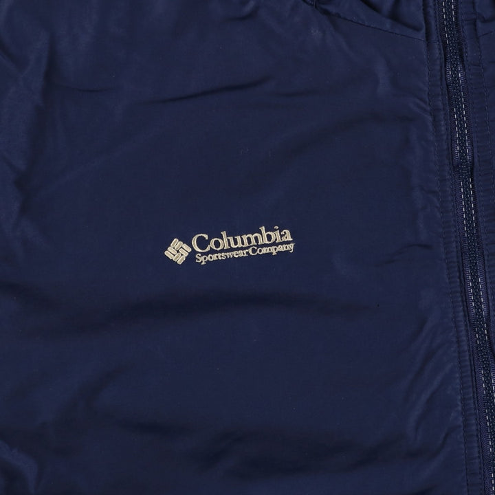 90s-00'S Vintage Columbia Padded Puffer Jacket, Men's XL Nylon navy blue type Vintage Second Hand