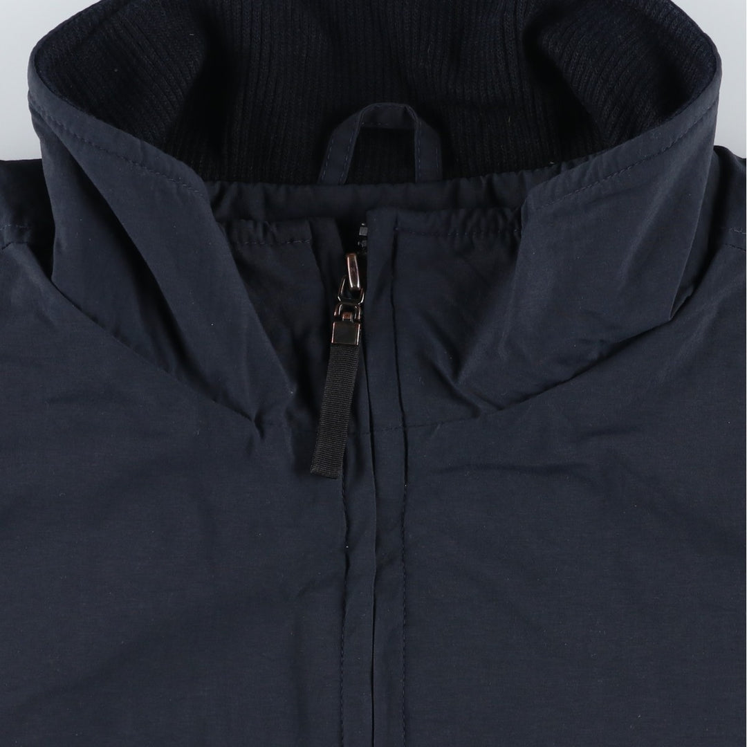 Eddie Bauer padded puffer jacket, men's size L Nylon black type Vintage Second Hand