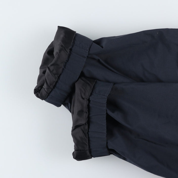 Eddie Bauer padded puffer jacket, men's size L Nylon black type Vintage Second Hand