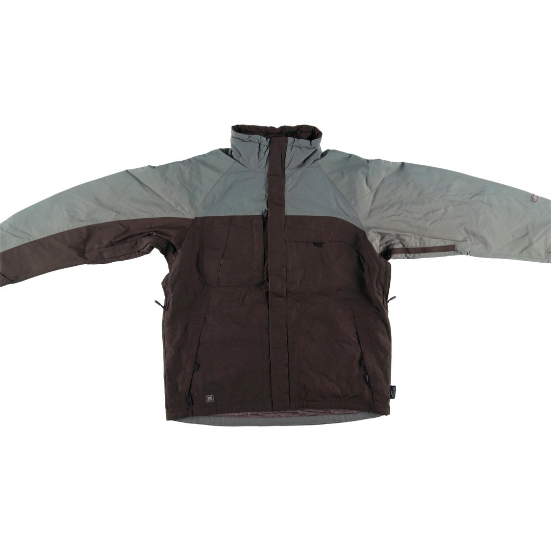 90s-00'S Vintage Columbia BASE TRX CONVERT Mountain Jacket, Shell Jacket, Men's Size L Nylon brown type Vintage Second Hand