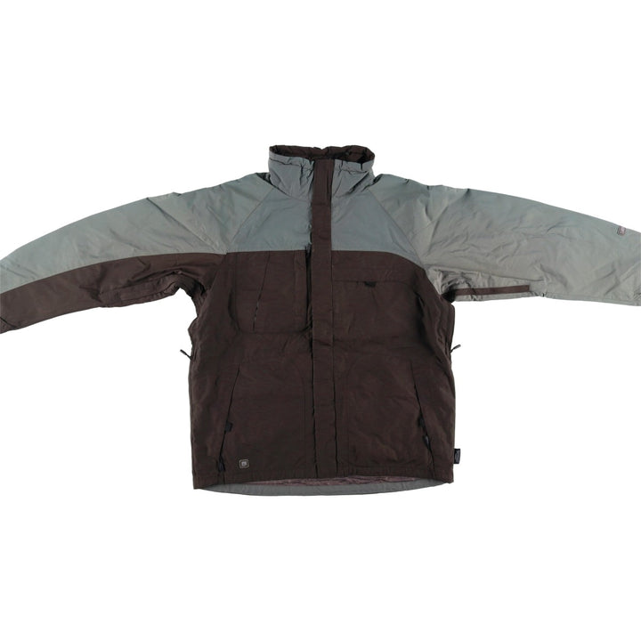 90s-00'S Vintage Columbia BASE TRX CONVERT Mountain Jacket, Shell Jacket, Men's Size L Nylon brown type Vintage Second Hand