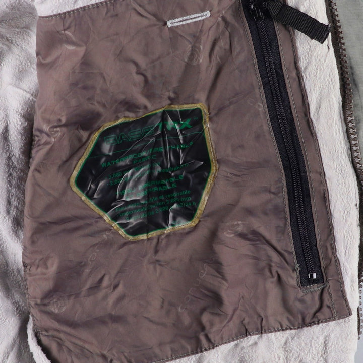 90s-00'S Vintage Columbia BASE TRX CONVERT Mountain Jacket, Shell Jacket, Men's Size L Nylon brown type Vintage Second Hand