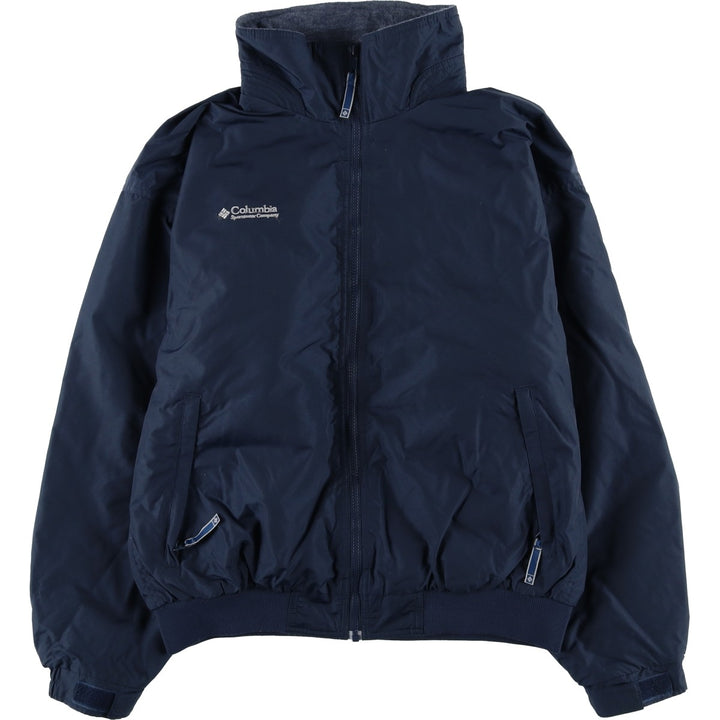 2000'S Columbia padded puffer jacket, men's size L Nylon navy blue type Vintage Second Hand
