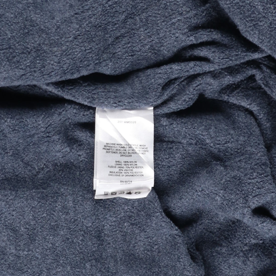 2000'S Columbia padded puffer jacket, men's size L Nylon navy blue type Vintage Second Hand