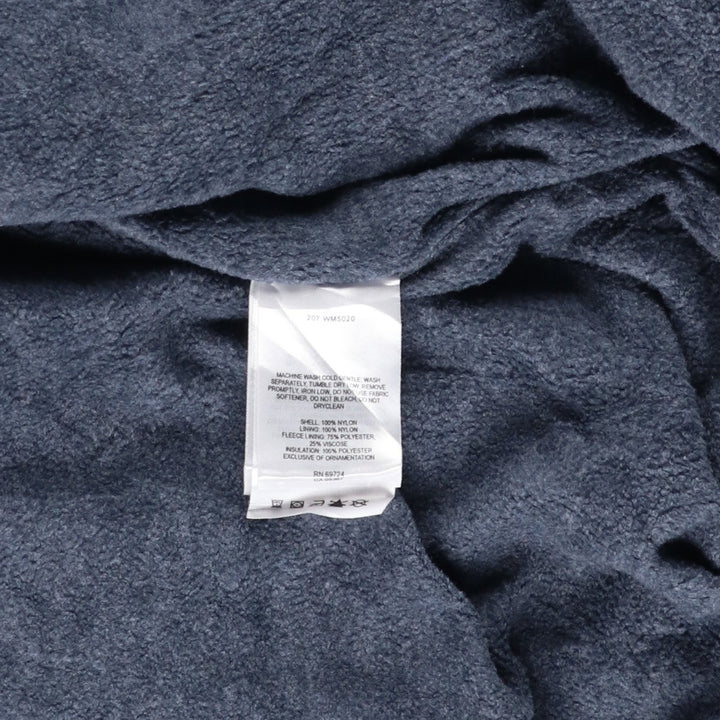 2000'S Columbia padded puffer jacket, men's size L Nylon navy blue type Vintage Second Hand
