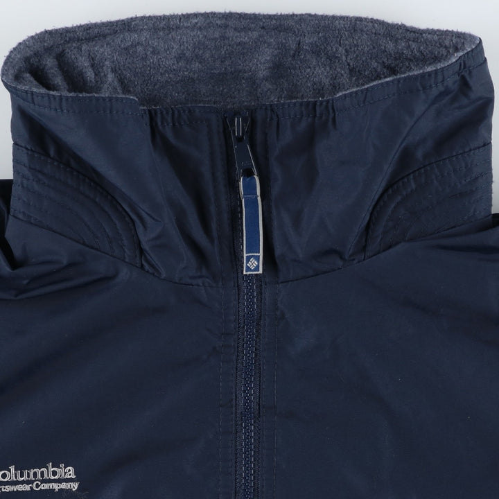 2000'S Columbia padded puffer jacket, men's size L Nylon navy blue type Vintage Second Hand