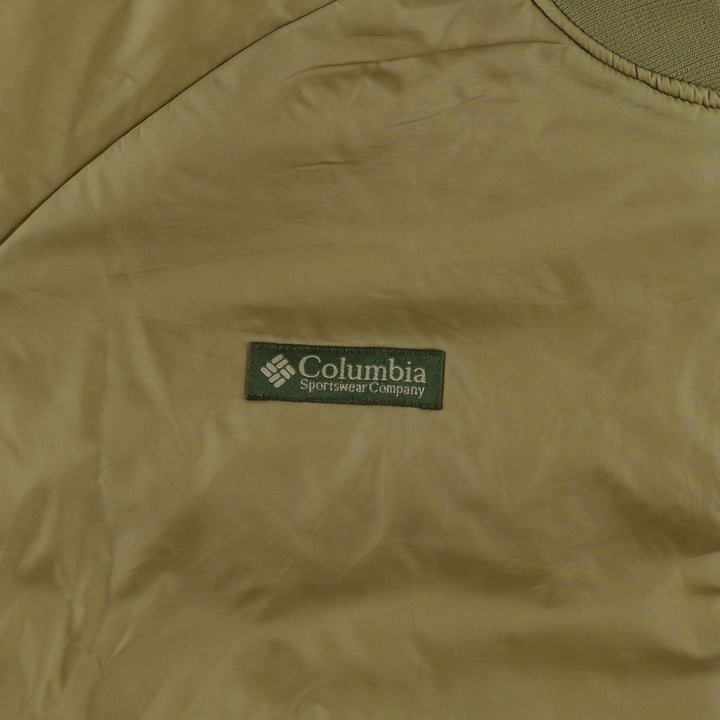 Columbia INTERCHANGE Reversible Padded Puffer Jacket, Men's XXL unclear Khaki type brown Vintage Second Hand