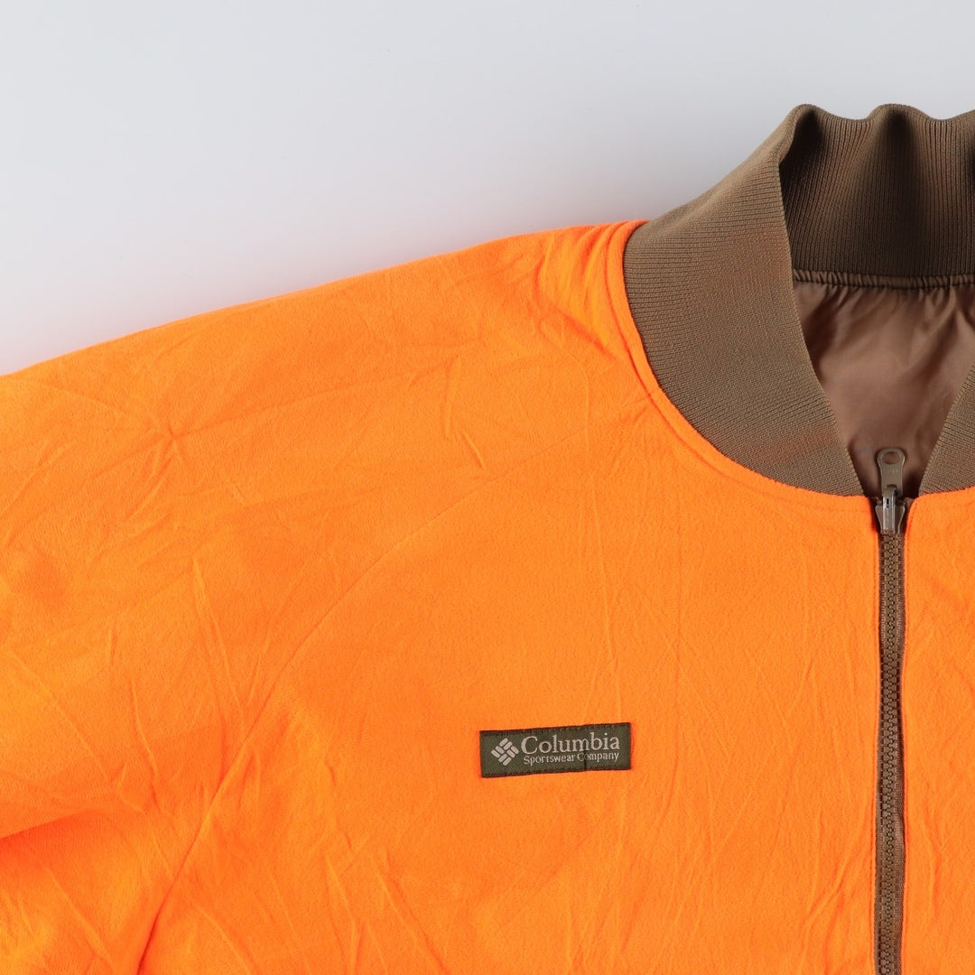 Columbia INTERCHANGE Reversible Padded Puffer Jacket, Men's XXL unclear Khaki type brown Vintage Second Hand