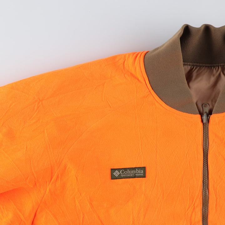 Columbia INTERCHANGE Reversible Padded Puffer Jacket, Men's XXL unclear Khaki type brown Vintage Second Hand