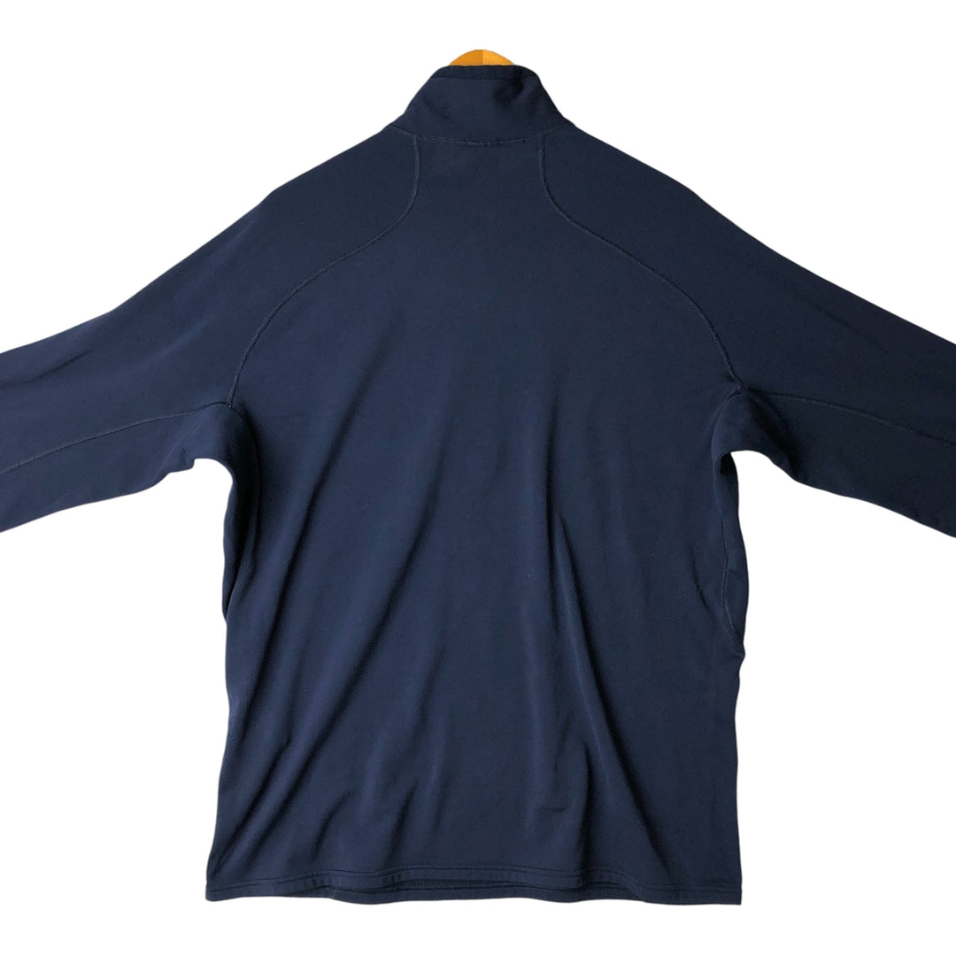 2000'S Patagonia Capilene 4 Zip Neck 43460F6 Half-Zip Fleece Pullover, Men's XL polyester Navy blue Vintage Second Hand