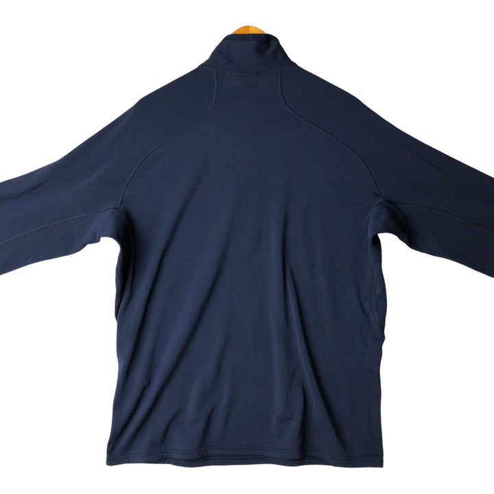 2000'S Patagonia Capilene 4 Zip Neck 43460F6 Half-Zip Fleece Pullover, Men's XL polyester Navy blue Vintage Second Hand