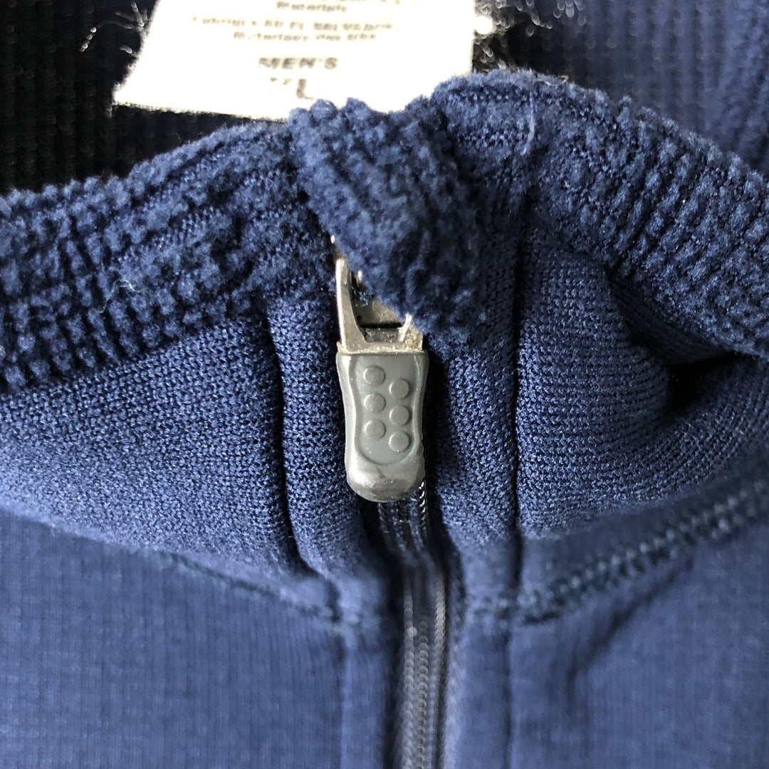 2000'S Patagonia Capilene 4 Zip Neck 43460F6 Half-Zip Fleece Pullover, Men's XL polyester Navy blue Vintage Second Hand