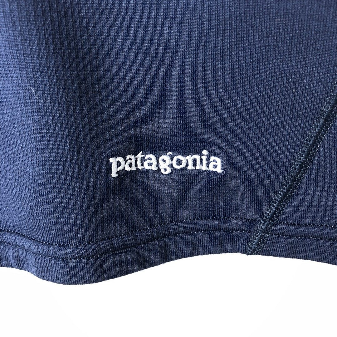 2000'S Patagonia Capilene 4 Zip Neck 43460F6 Half-Zip Fleece Pullover, Men's XL polyester Navy blue Vintage Second Hand