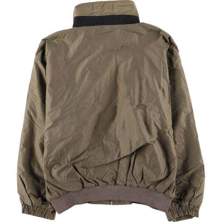 90'S Vintage Columbia Men's Padded Puffer Jacket, Size L Nylon Khaki type beige Vintage Second Hand