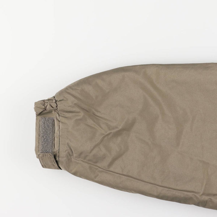 90'S Vintage Columbia Men's Padded Puffer Jacket, Size L Nylon Khaki type beige Vintage Second Hand