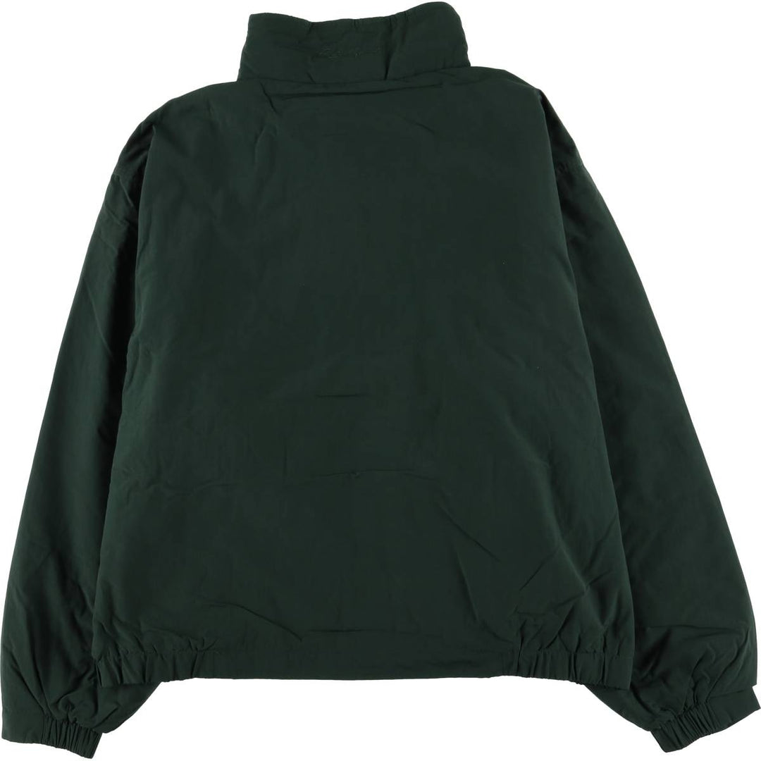 Eddie Bauer Men's Padded Puffer Jacket, Size XL Nylon Green type dark green Vintage Second Hand