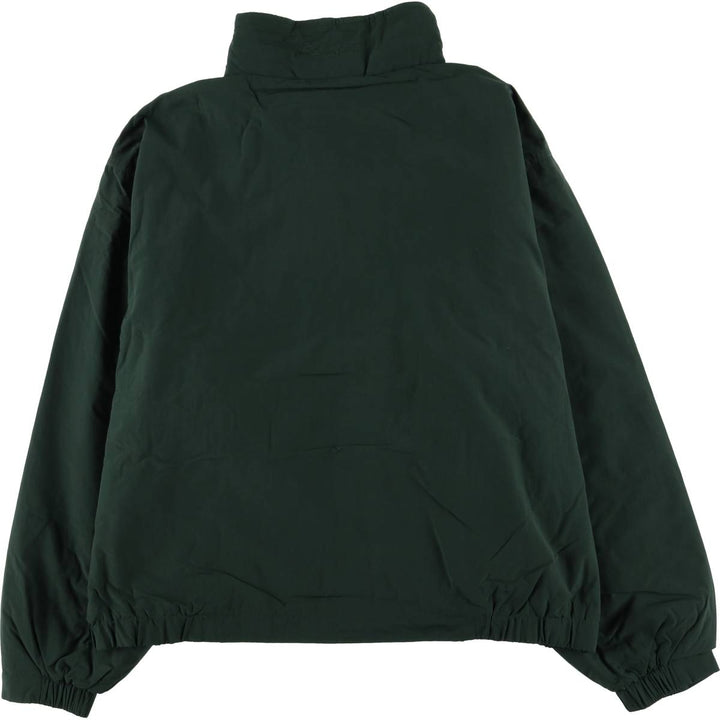 Eddie Bauer Men's Padded Puffer Jacket, Size XL Nylon Green type dark green Vintage Second Hand