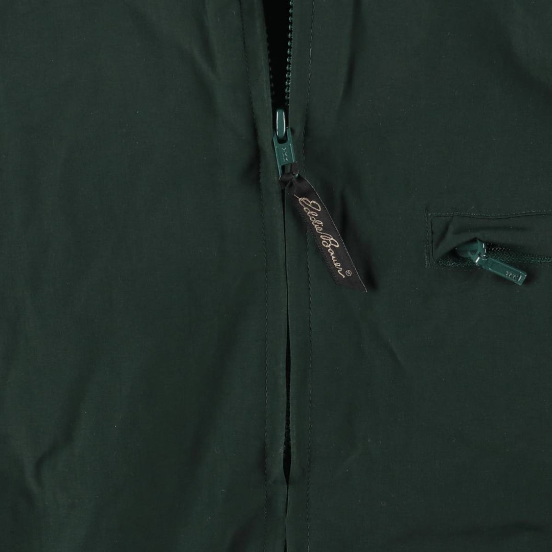 Eddie Bauer Men's Padded Puffer Jacket, Size XL Nylon Green type dark green Vintage Second Hand